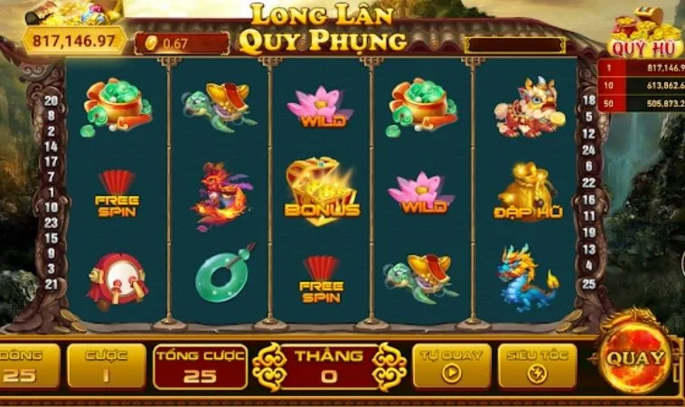 Nổ Hũ Tại TK88: Quay Là Trúng, Jackpot Đỉnh Cao Chờ Đón Người Chơi 1 Giao diện game Nổ Hũ TK88 thiết đẹp, ấn tượng